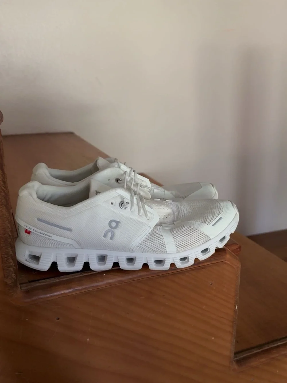 On Running Cloud Sneaker in Off-White